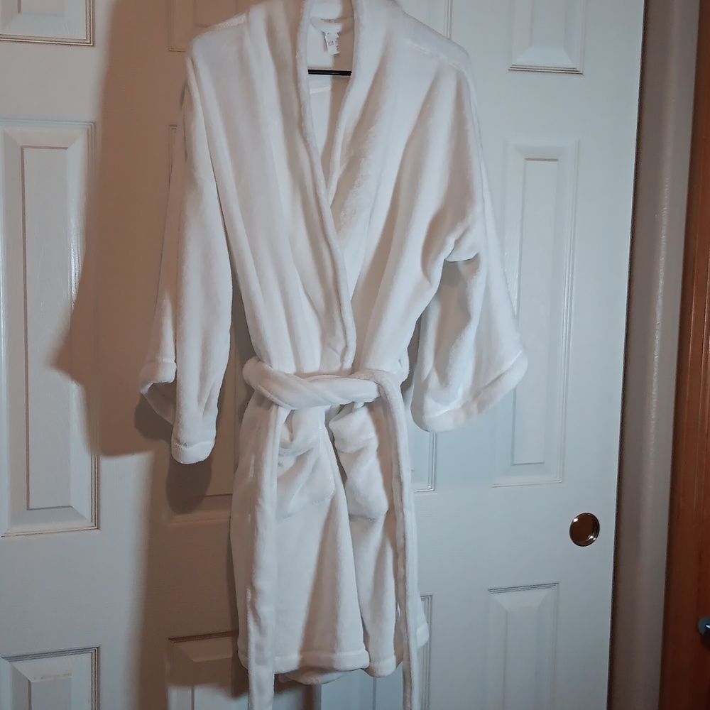 Stars Above Plush White Robe - XL/XXL